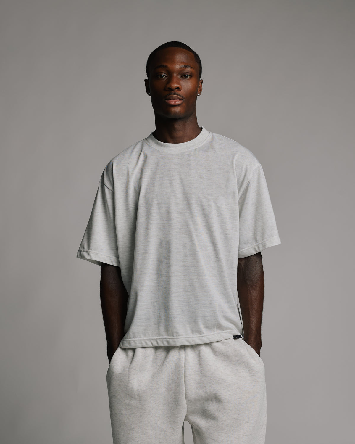 Cropped T-Shirt - Ash