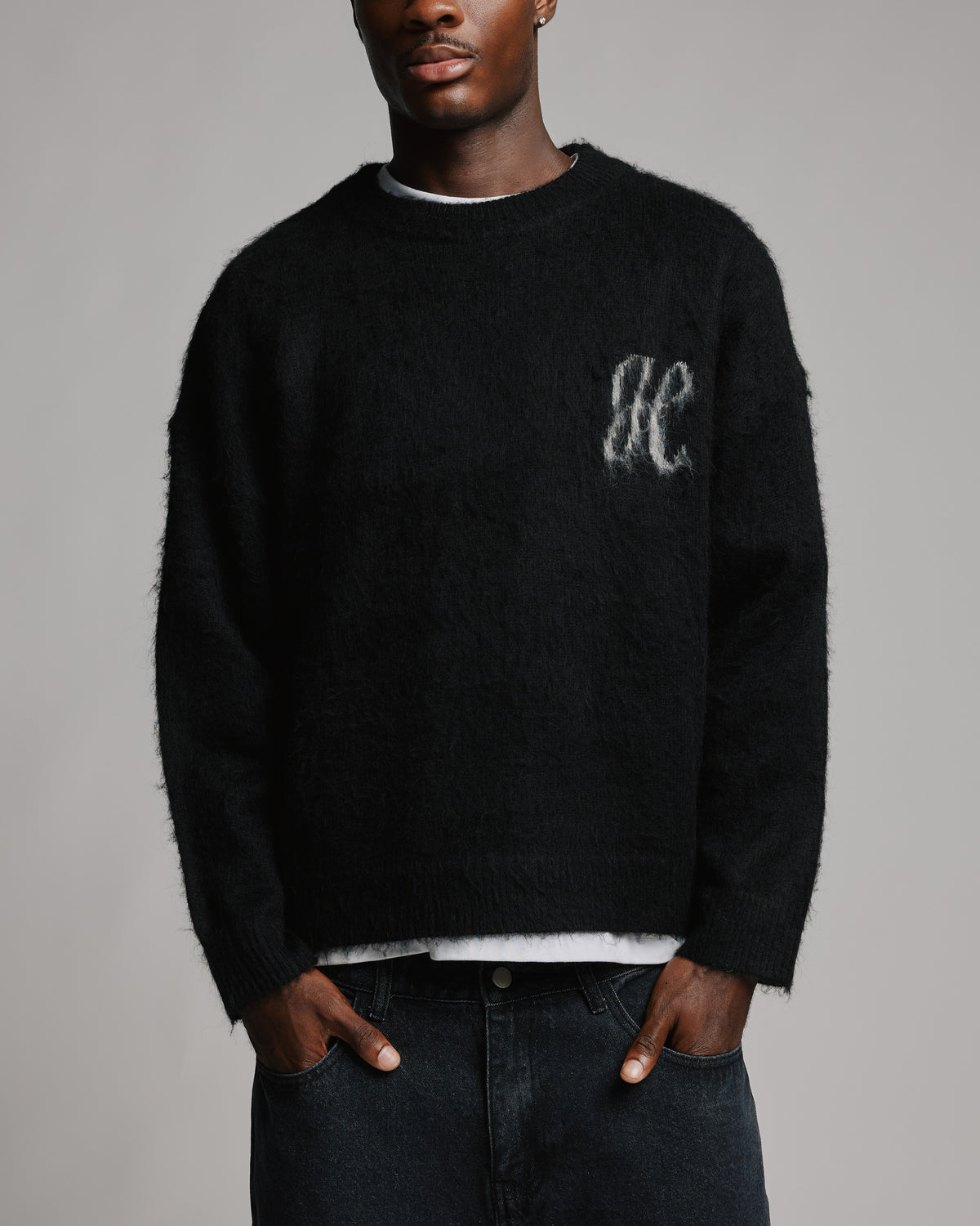 Signature Mohair Sweater - Black