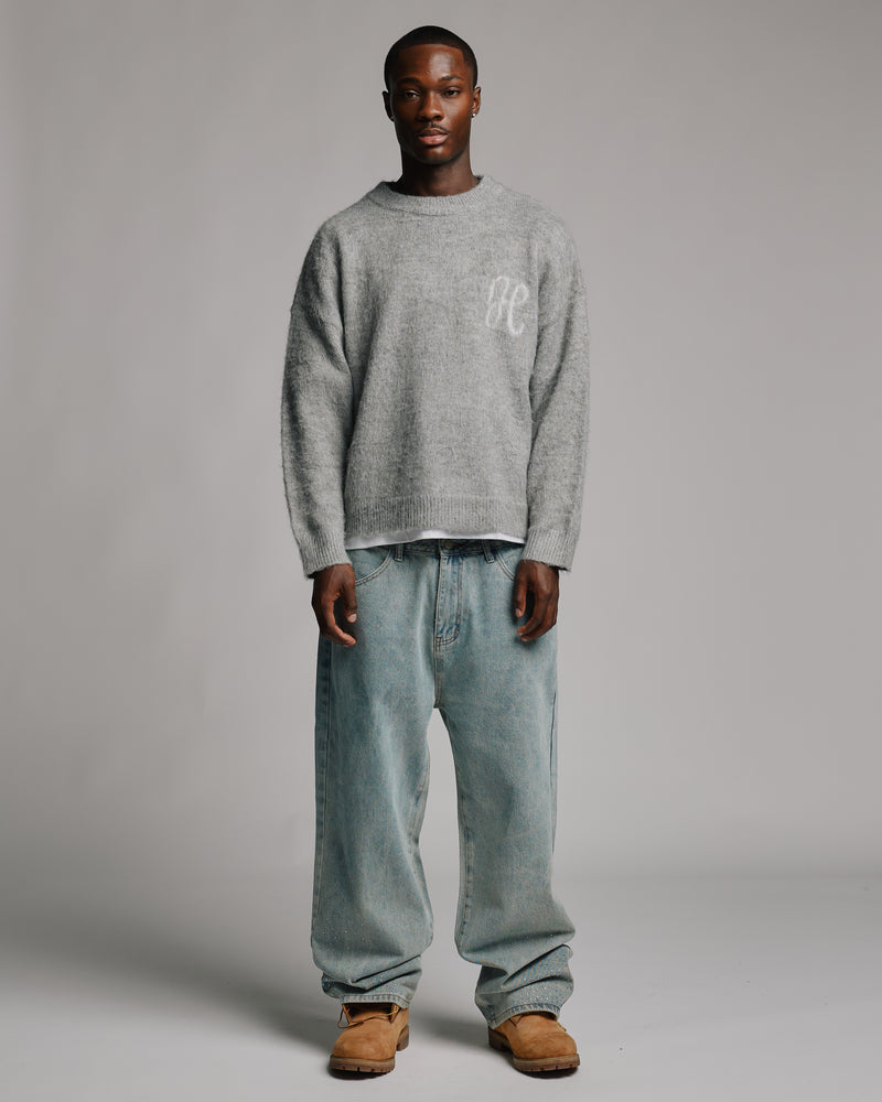 Signature Mohair Sweater - Grey