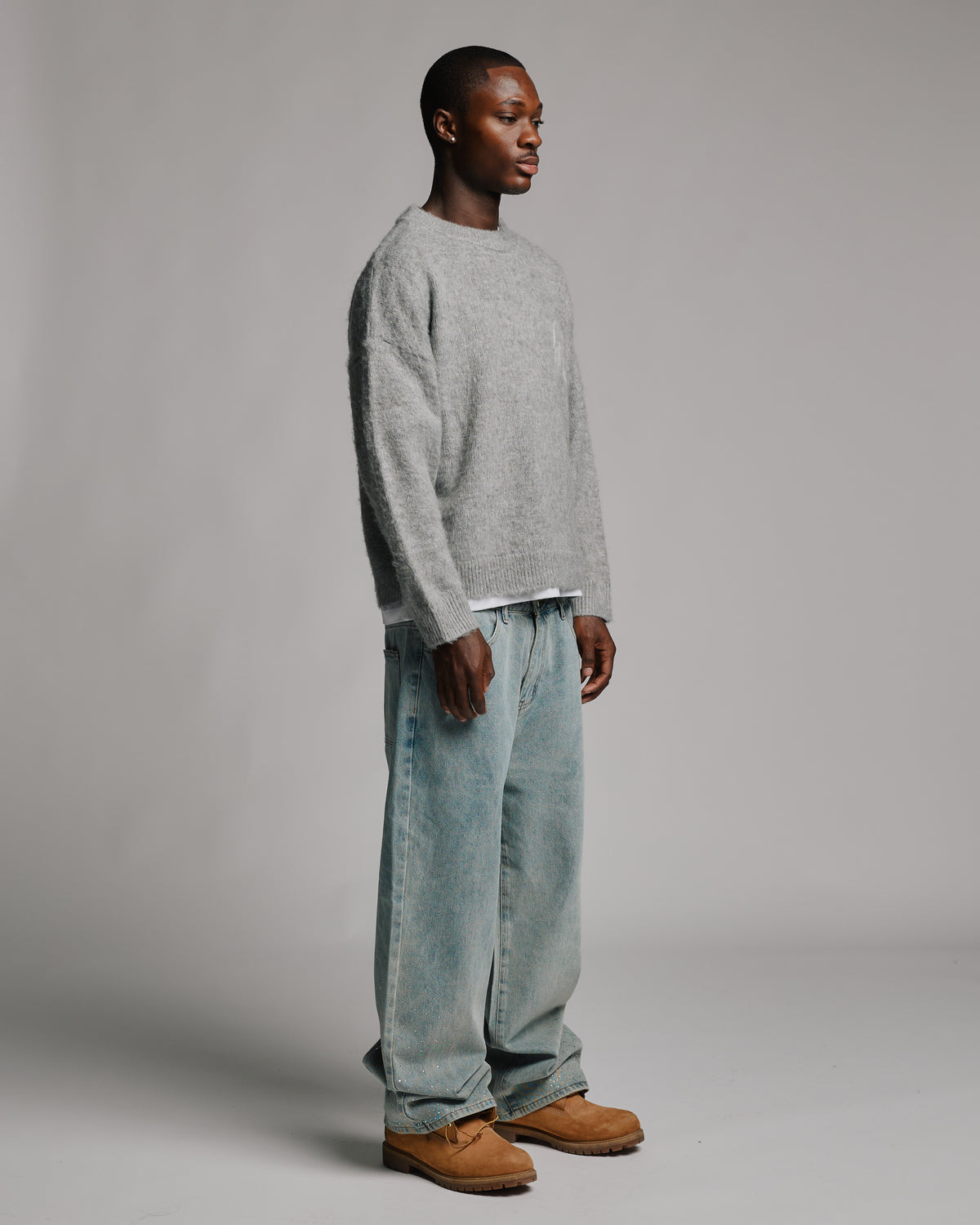 Signature Mohair Sweater - Grey