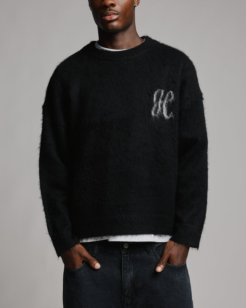 Signature Mohair Sweater - Black