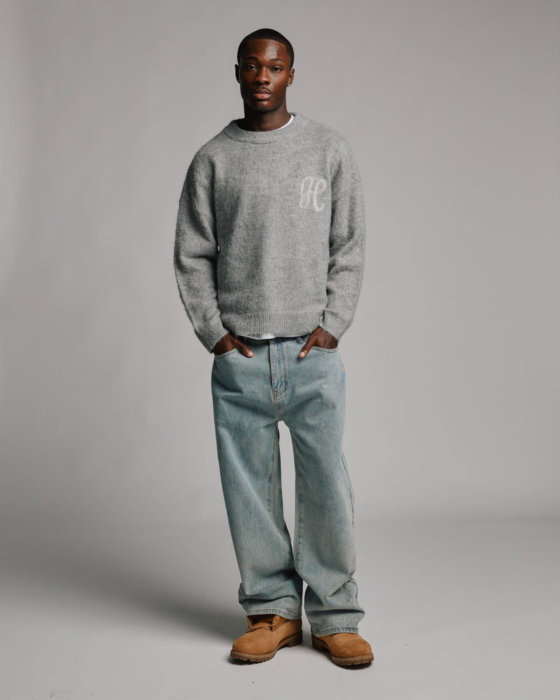 Signature Mohair Sweater - Grey