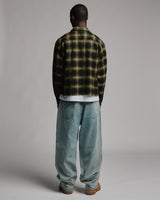 Cropped Flannel - Green