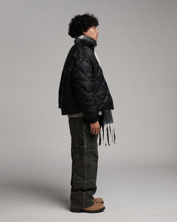 Oversized Scarf - Black/White