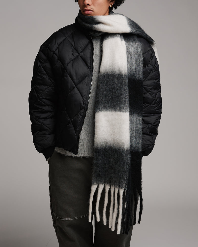 Oversized Scarf - Black/White