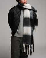 Oversized Scarf - Black/White