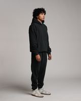 Drop Shoulder Hoodie - Vintage Black