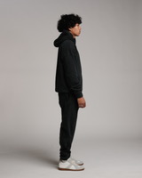 Drop Shoulder Hoodie - Vintage Black