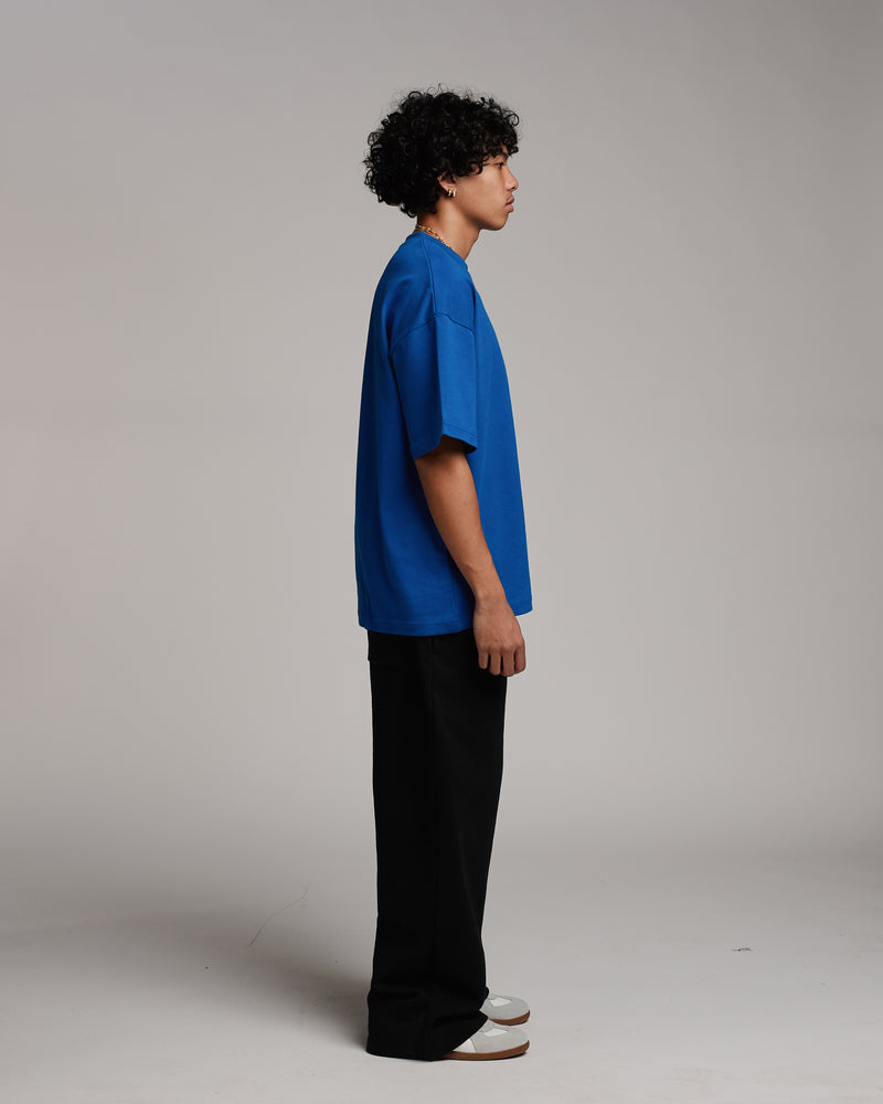 Drop Shoulder T-Shirt - Royal Blue