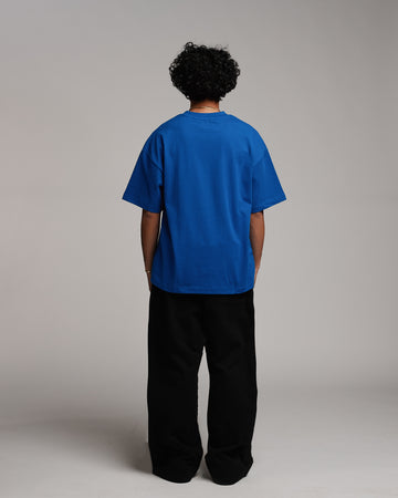 Drop Shoulder T-Shirt - Royal Blue