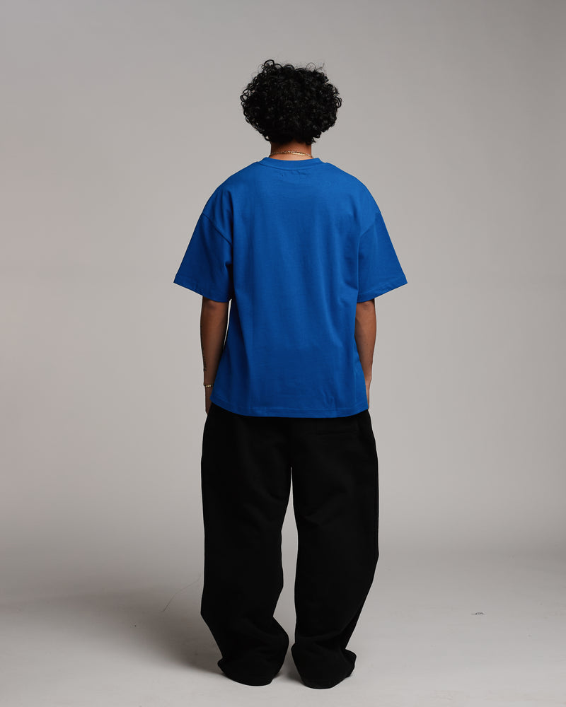 Drop Shoulder T-Shirt - Royal Blue