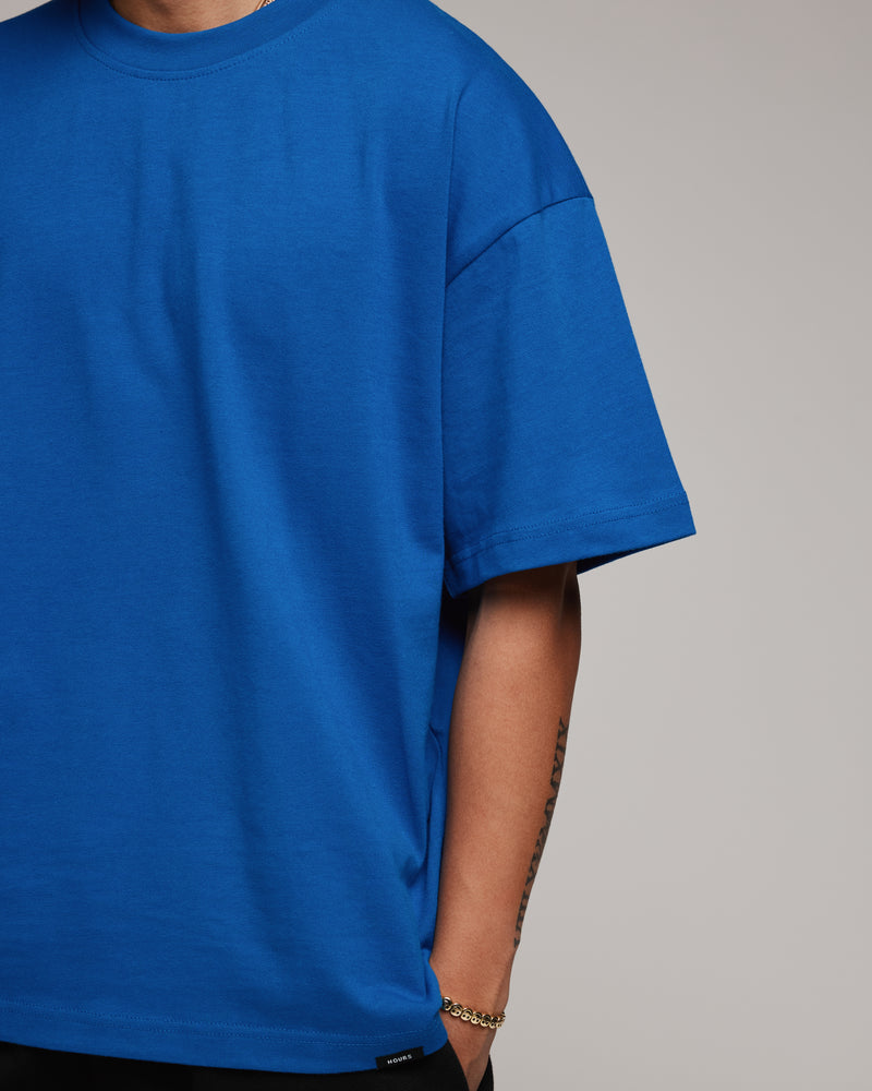 Drop Shoulder T-Shirt - Royal Blue