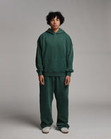 Drop Shoulder Hoodie - Vintage Green