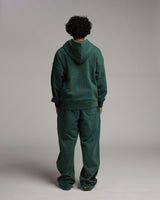 Drop Shoulder Hoodie - Vintage Green