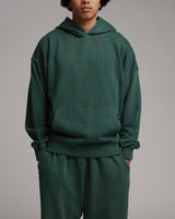 Drop Shoulder Hoodie - Vintage Green