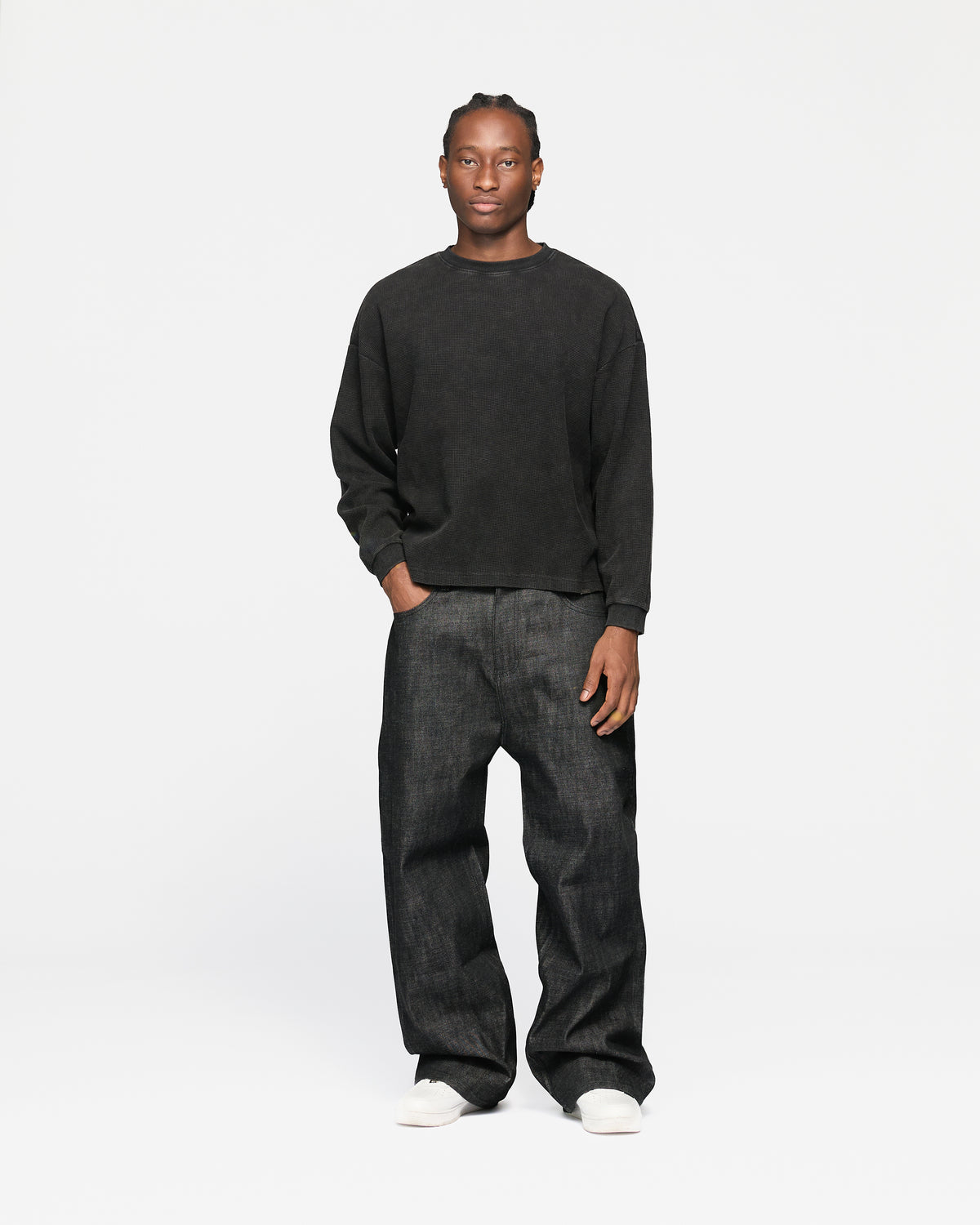 Thermal Long Sleeve - Washed Black