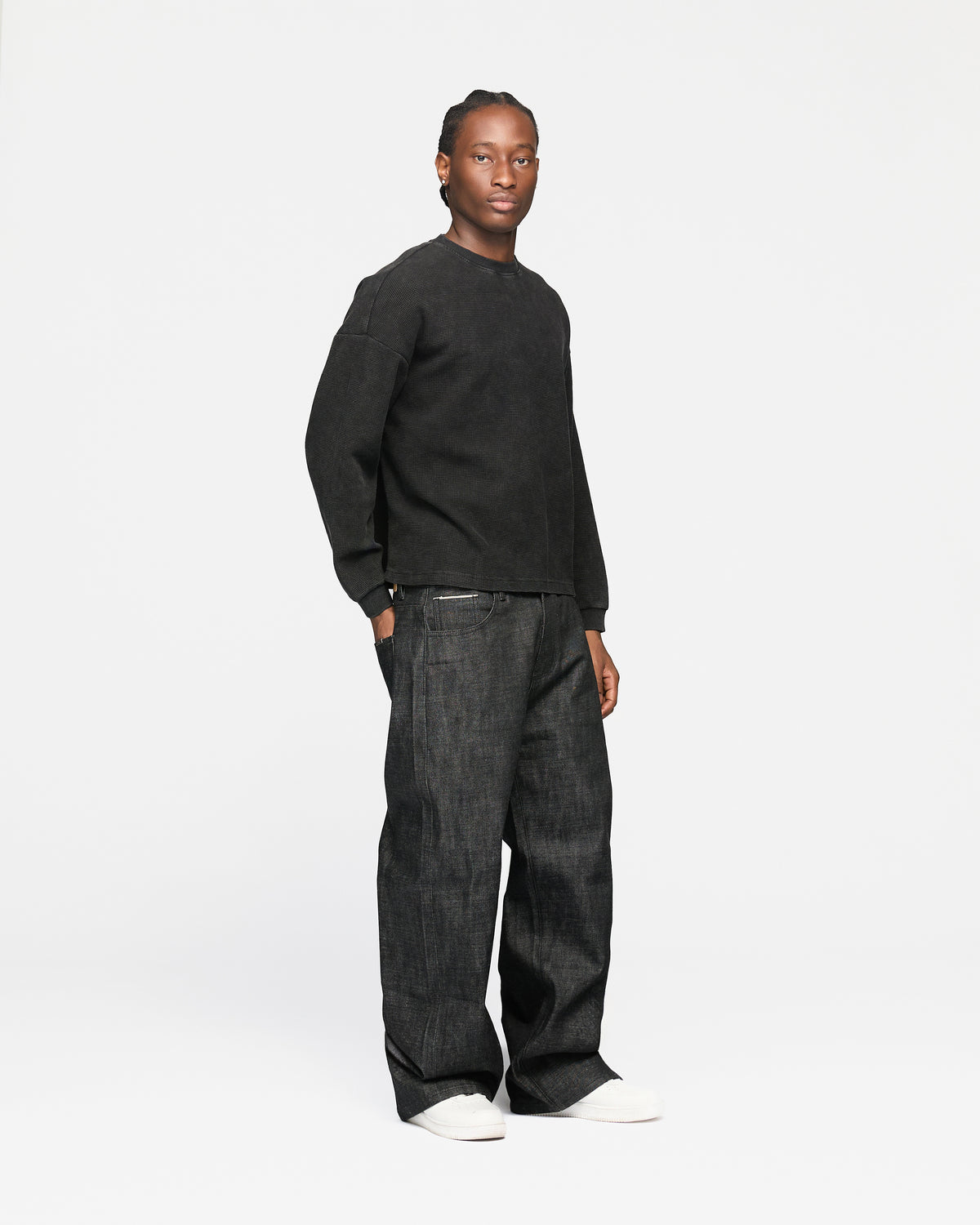 Thermal Long Sleeve - Washed Black