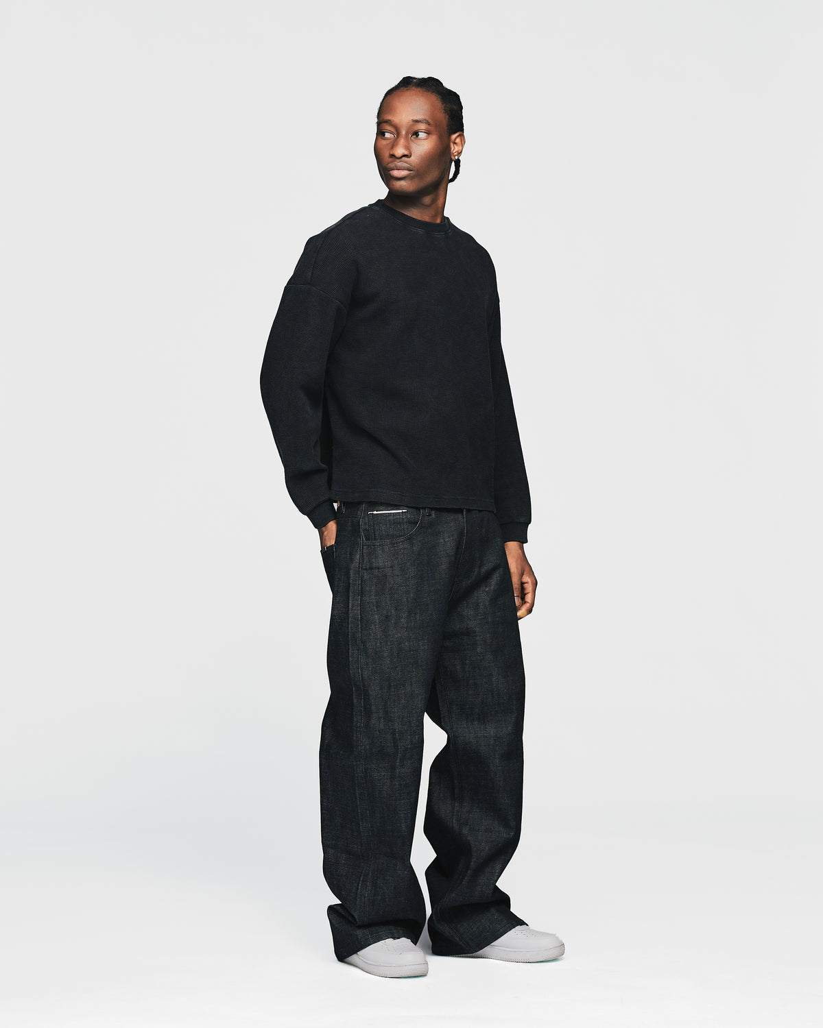Thermal Long Sleeve - Washed Black