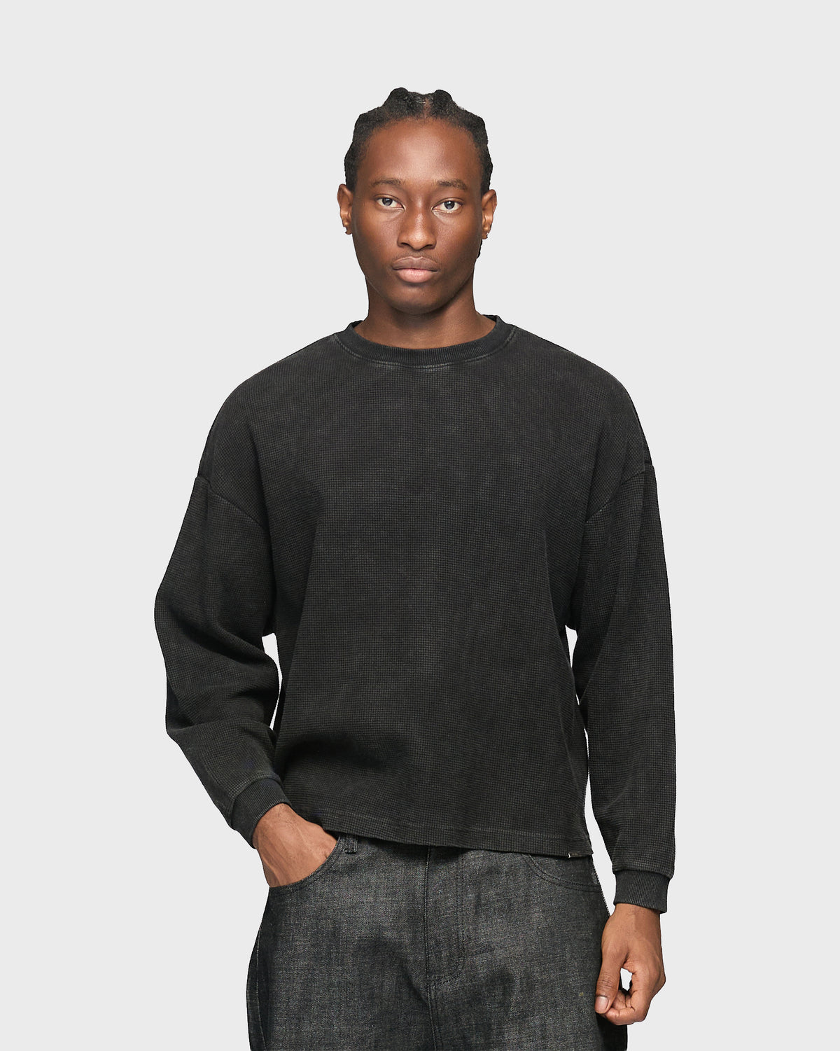 Thermal Long Sleeve - Washed Black