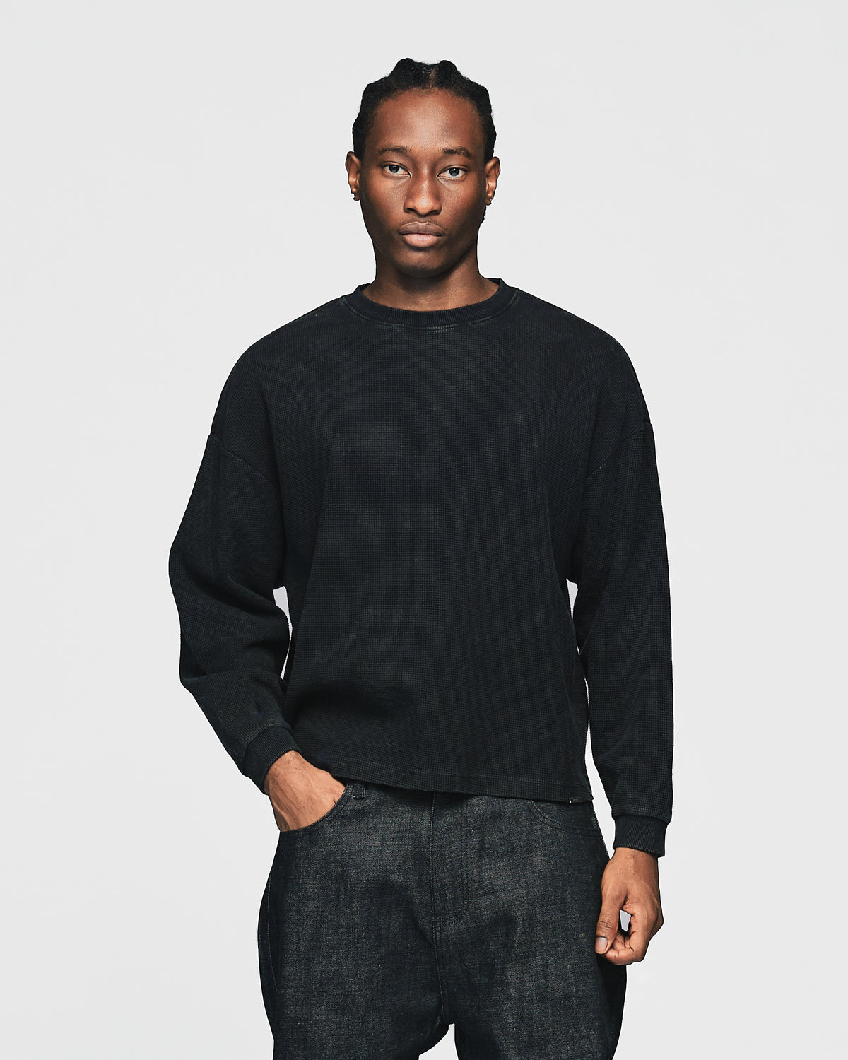 Thermal Long Sleeve - Washed Black