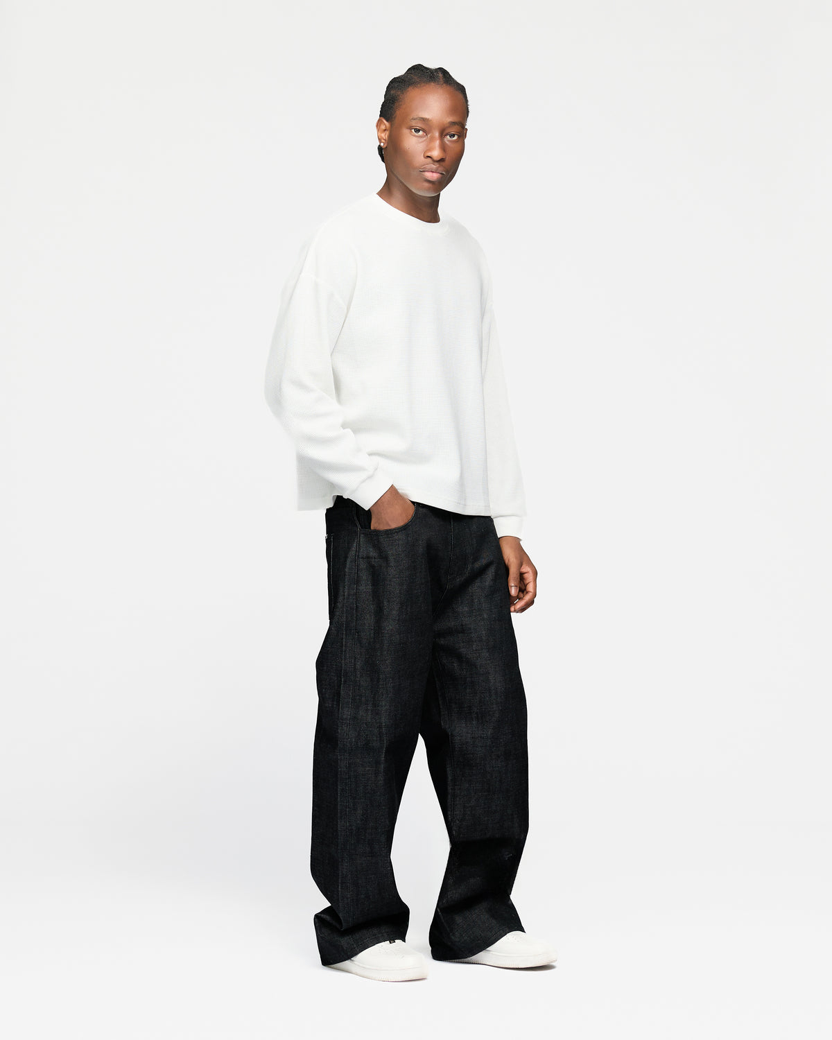 Thermal Long Sleeve - Washed White