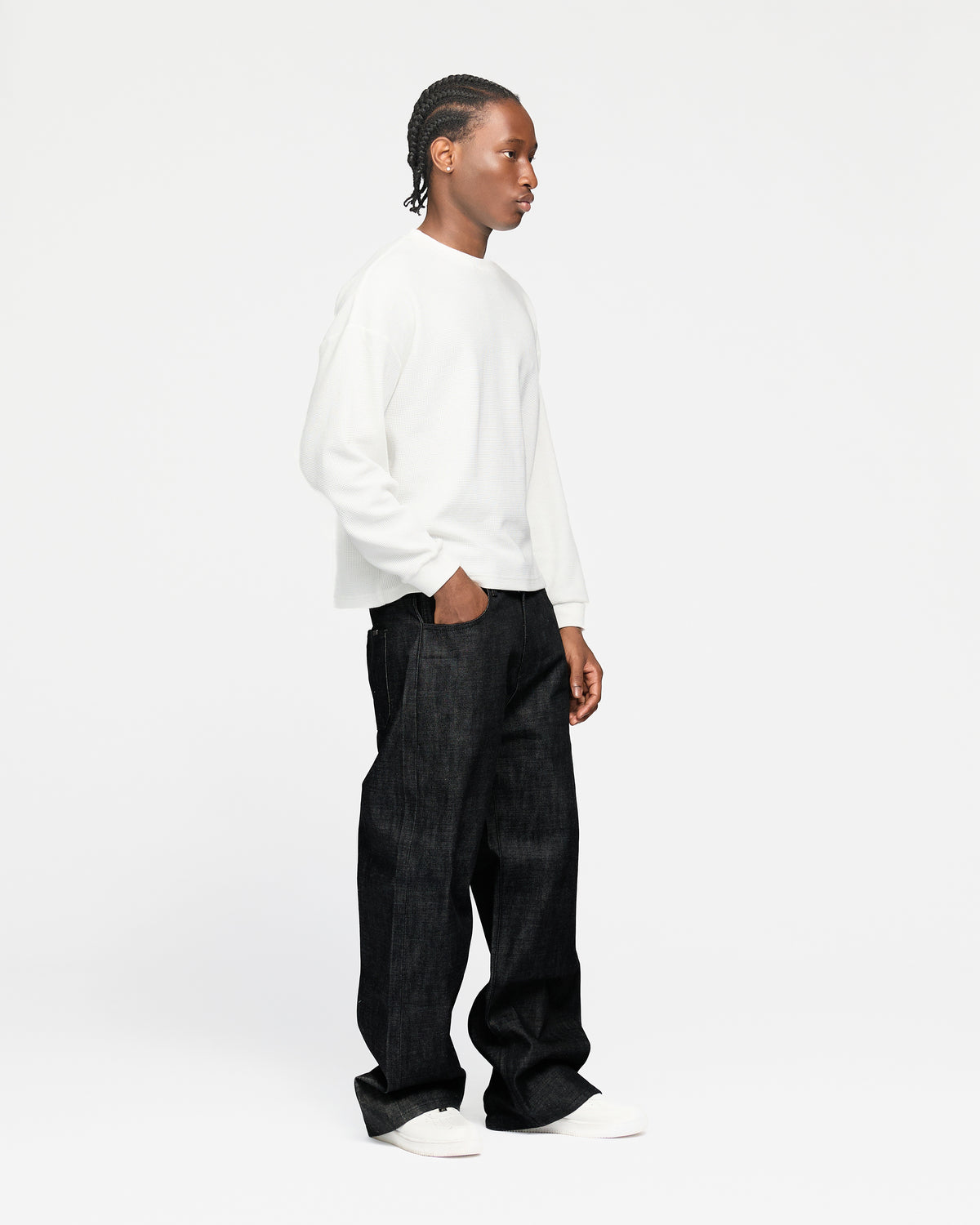 Thermal Long Sleeve - Washed White