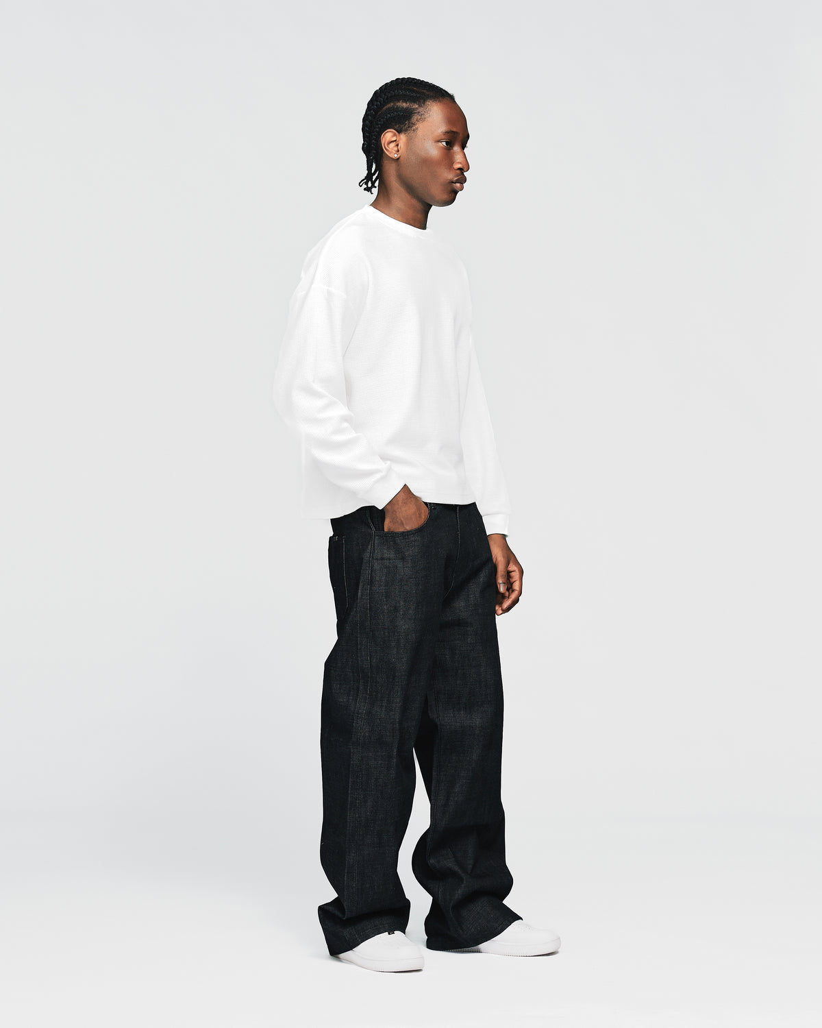 Thermal Long Sleeve - Washed White