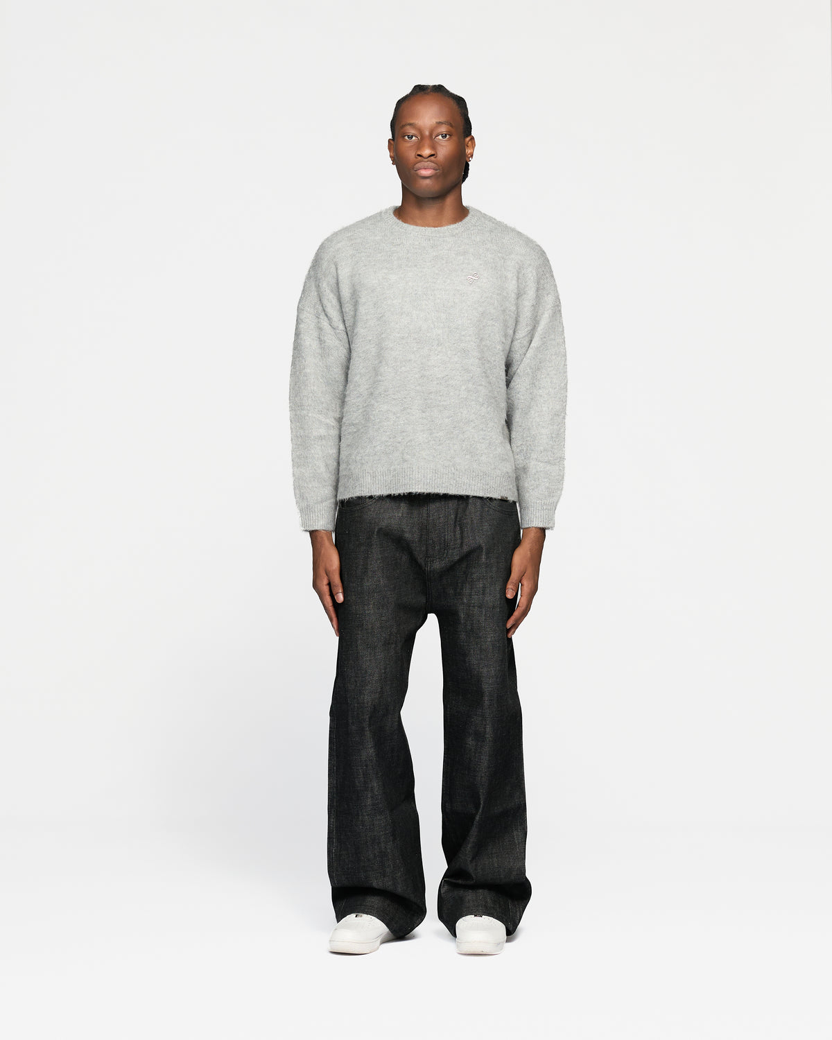 Signature Mohair Sweater - Grey