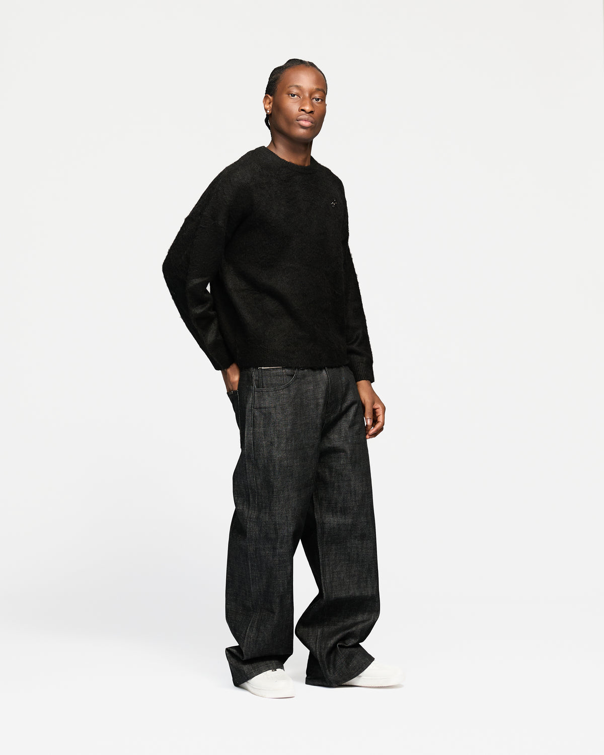 Signature Mohair Sweater - Black