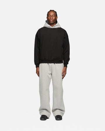 Two-Tone Hoodie - Black