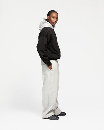 Two-Tone Hoodie - Black