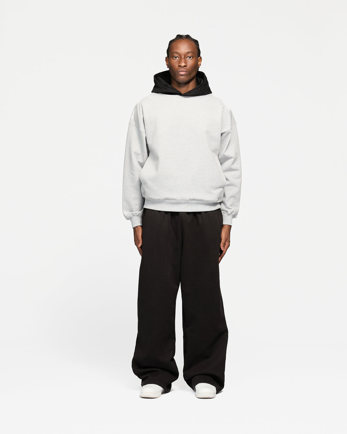 Two-Tone Hoodie - Grey