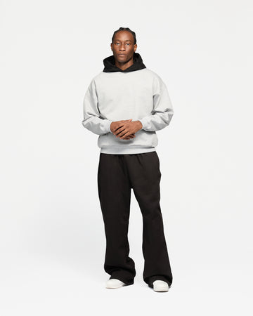 Two-Tone Hoodie - Grey