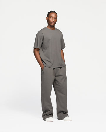Drop Shoulder T-Shirt - Charcoal