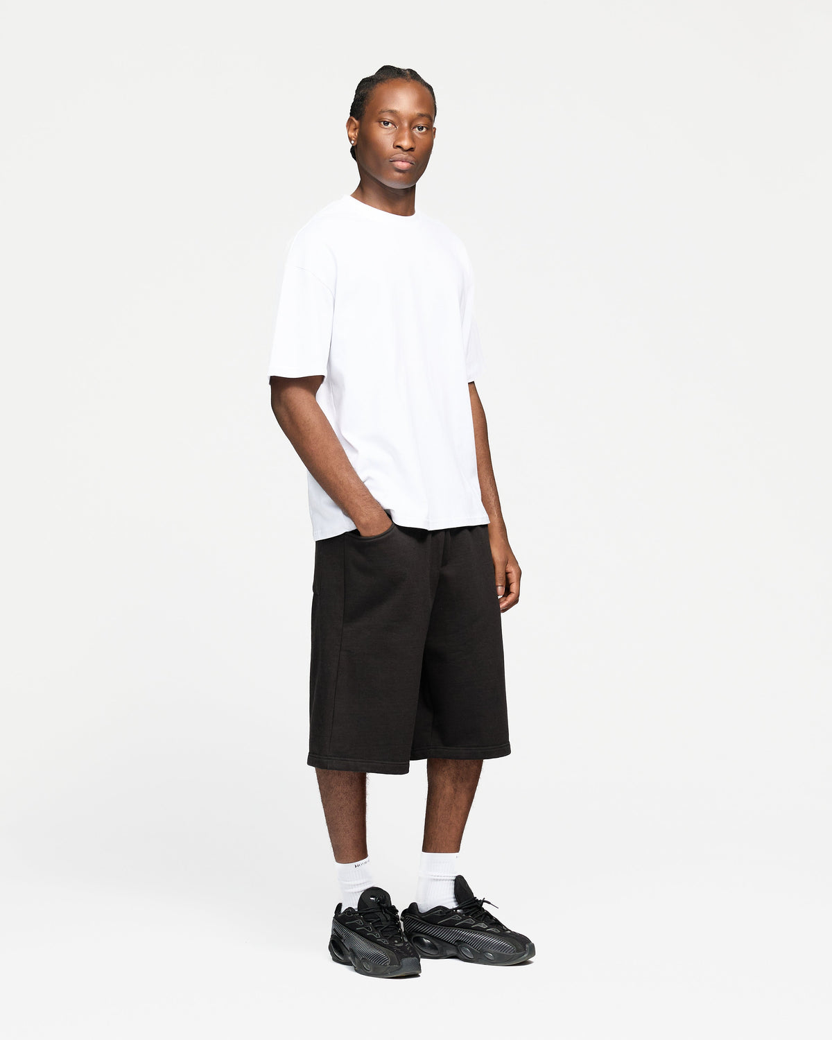 Baggy Sweatshorts - Black
