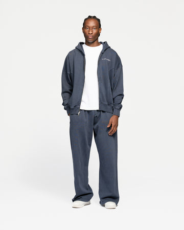 Signature Zip Hoodie - Vintage Navy