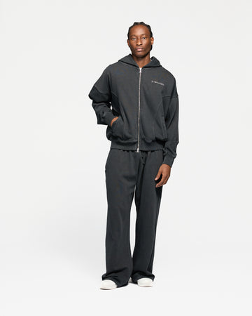 Signature Zip Hoodie - Vintage Black