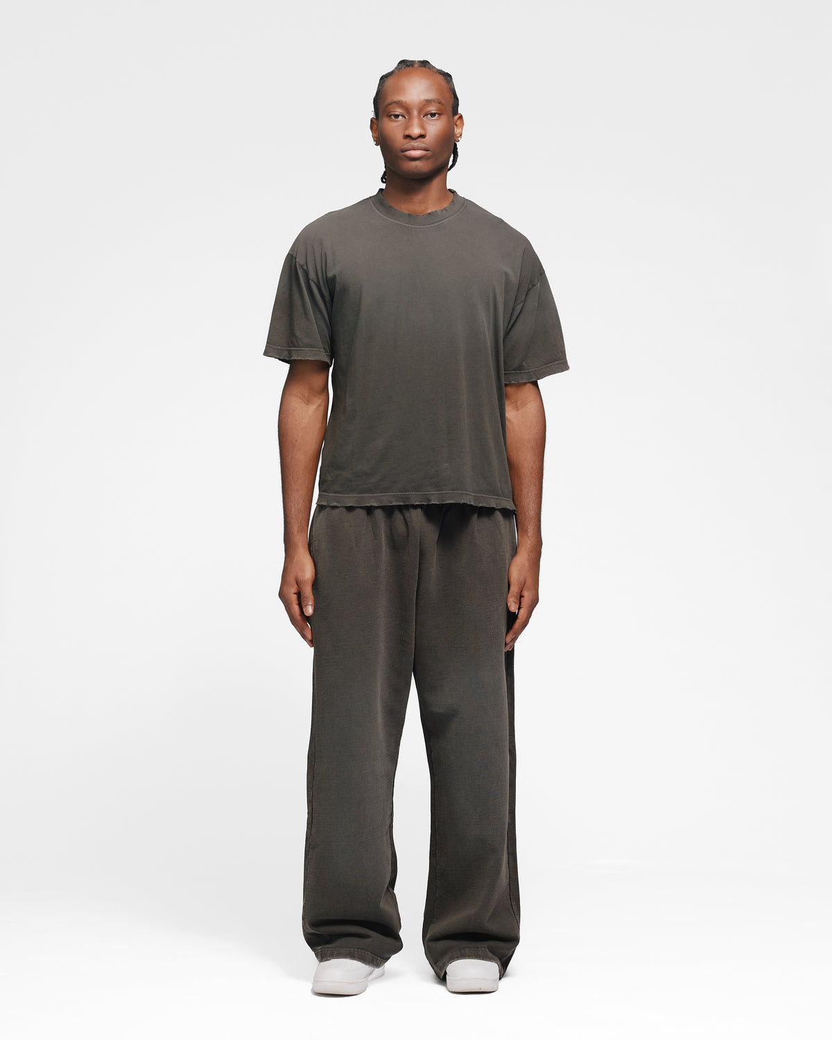 Baggy Sweatpants - Sunfaded Espresso
