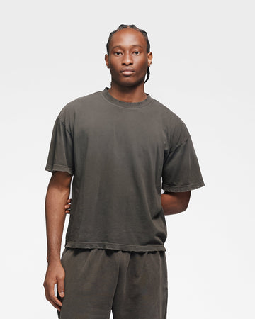 Drop Shoulder T-Shirt - Sunfaded Espresso