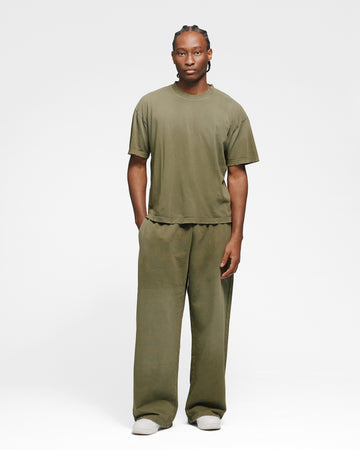 Drop Shoulder T-Shirt - Sunfaded Olive