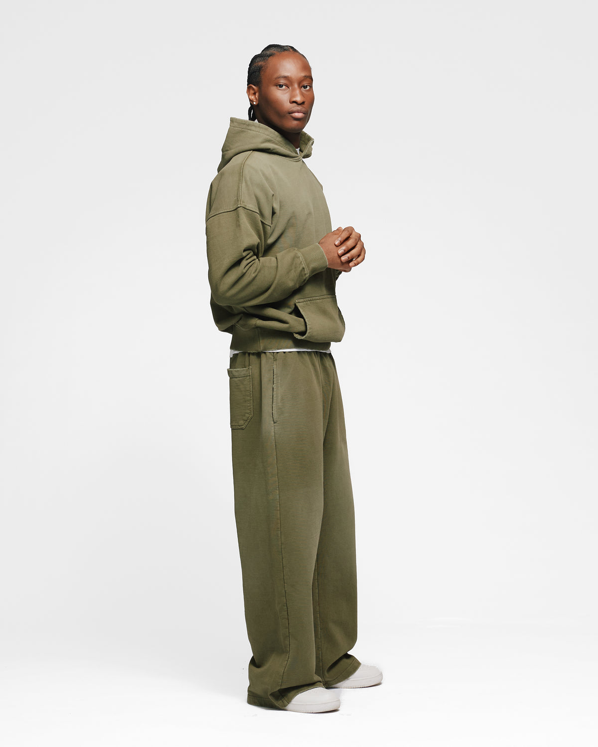Baggy Sweatpants - Sunfaded Olive