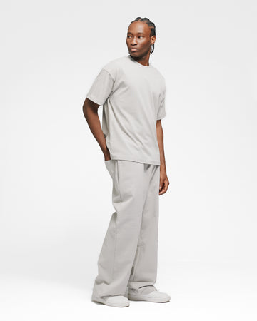 Drop Shoulder T-Shirt - Light Grey