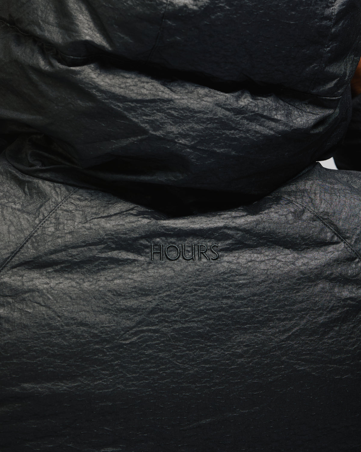 Hooded Puffer Jacket - Black