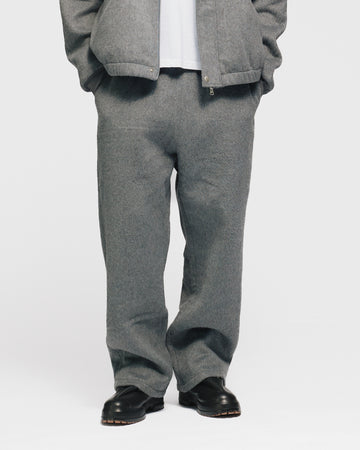 Wool Baggy Pant - Grey