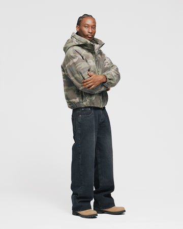 Hooded Canvas Jacket - Camo