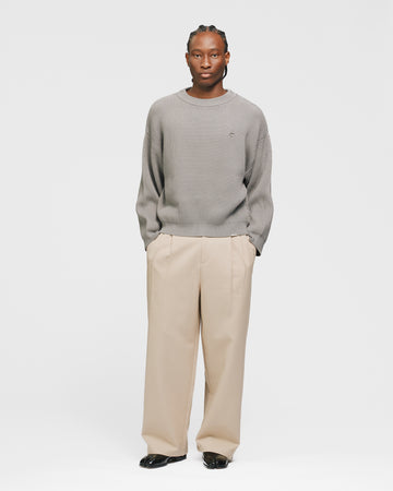 Pleated Pants - Beige