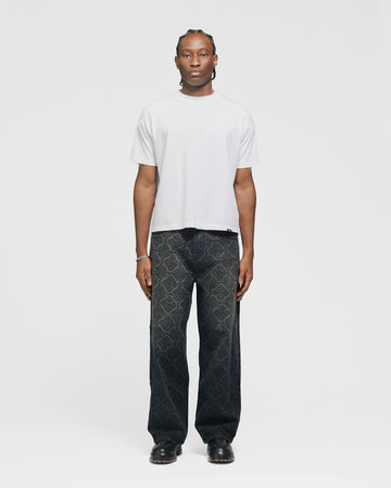Baggy Laser Denim - Washed Black