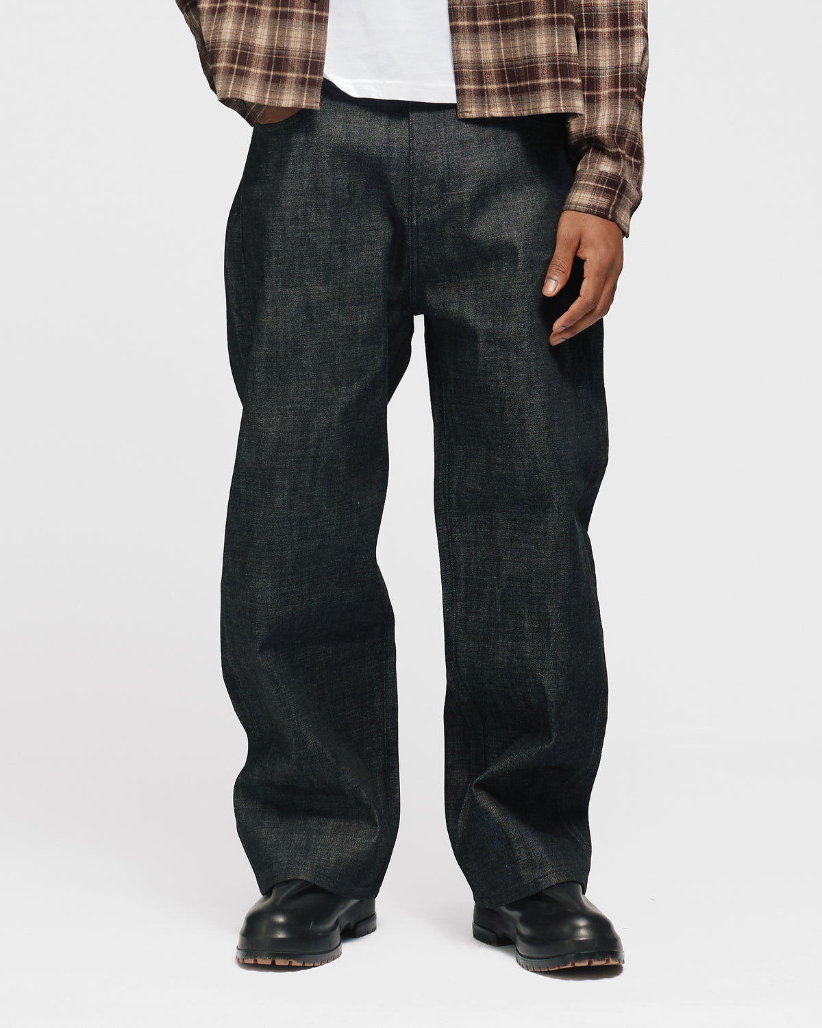 Baggy Raw Denim - Black