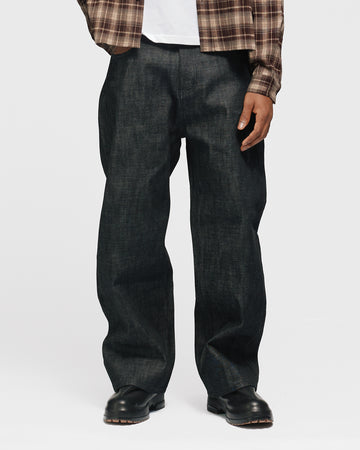 Baggy Raw Denim - Black