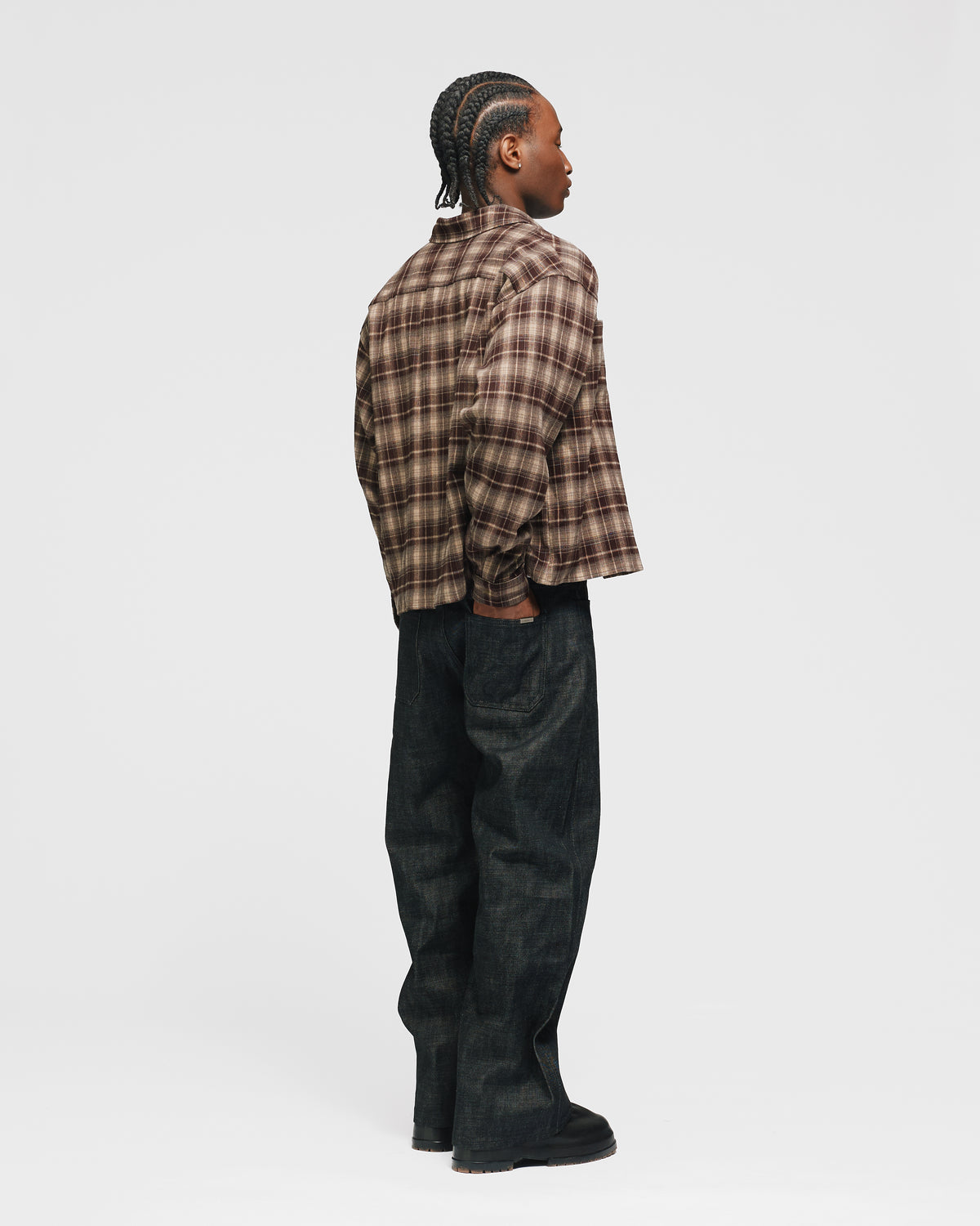 Baggy Raw Denim - Black